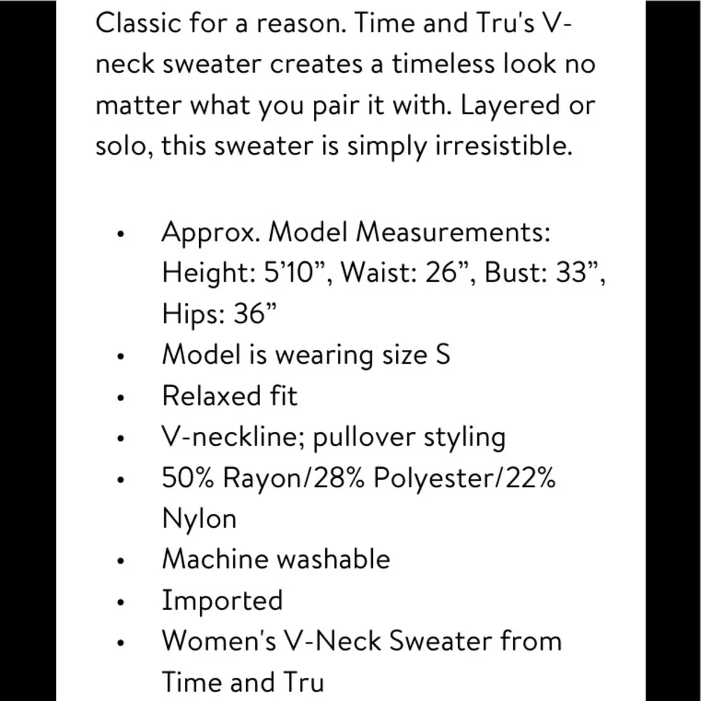 V-Neck Pullover Sweater - Picture 8 of 11